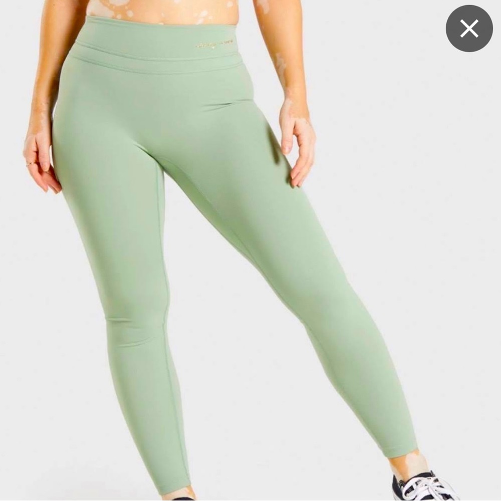 Gymshark x Whitney Simmons Light Green Leggings